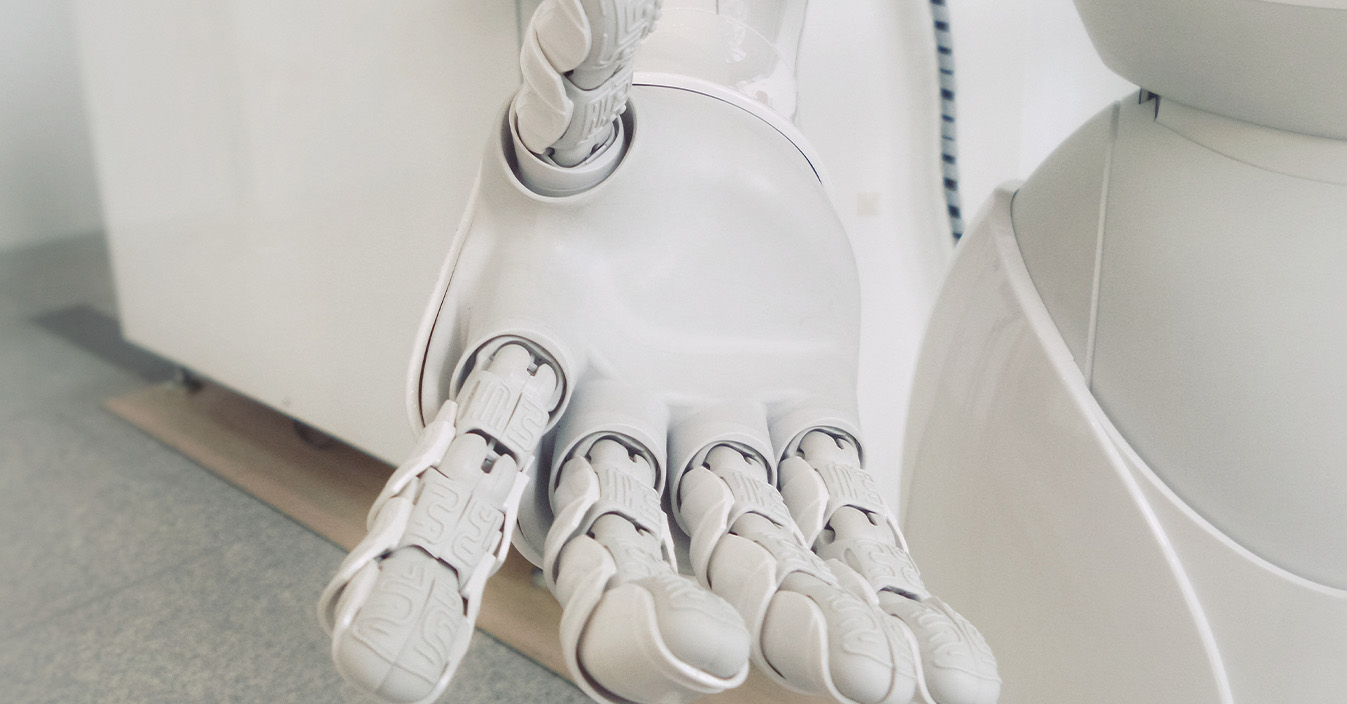 AI robotic hand futuristic